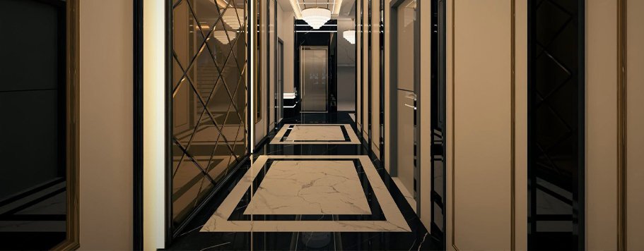 مسکن با منظره کوهستان